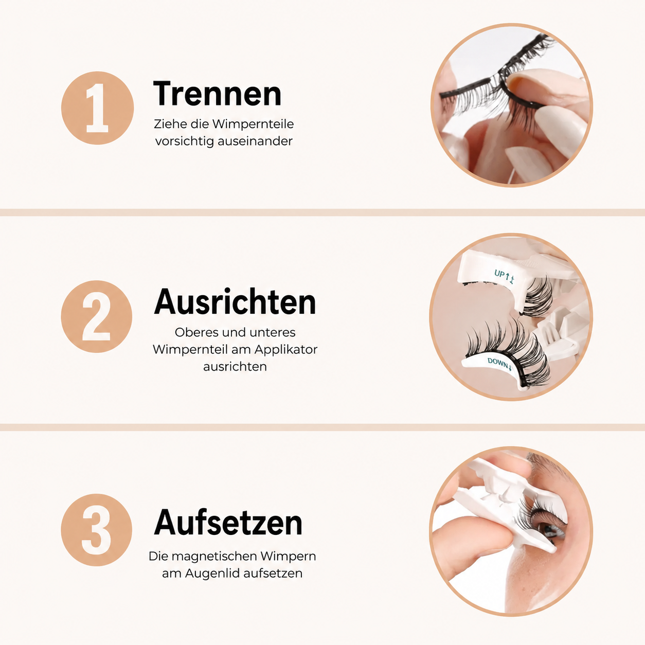 LYFESKIN Magnetische Wimpern